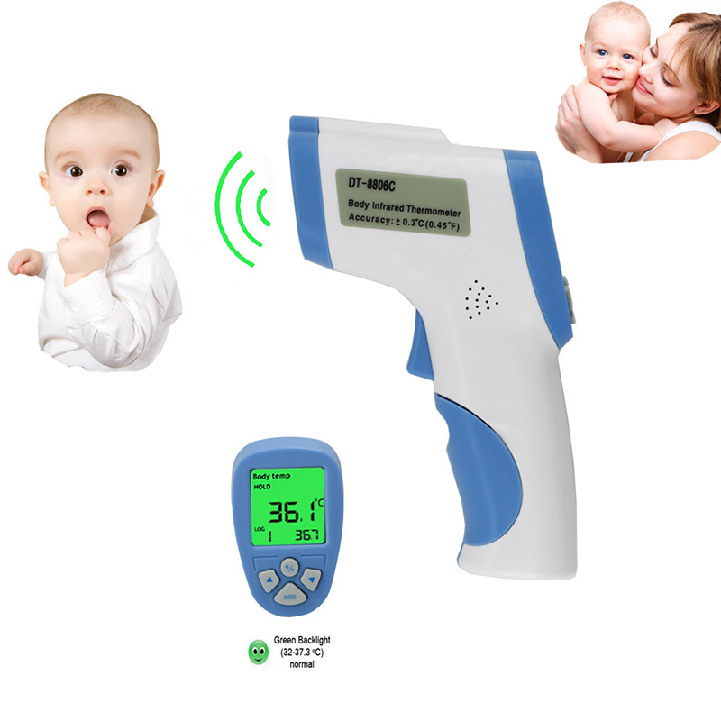 Handgreeptype Contactloos digitaal infrarood thermometerpistool