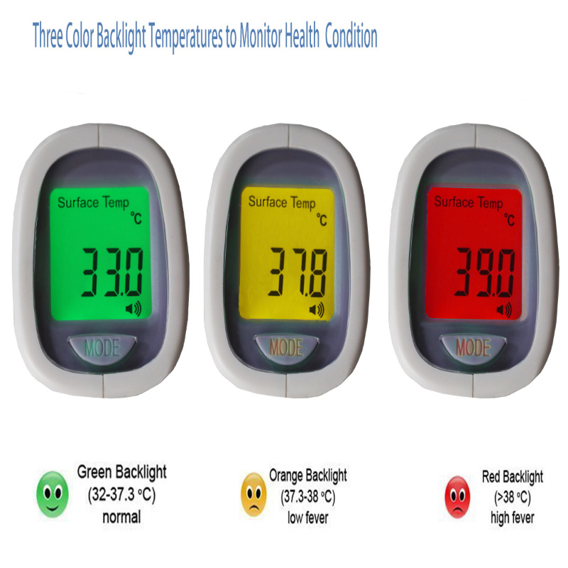 Gezonde vloeibare kristal infrarood digitale thermometer voor de lichaamstemperatuur van de baby