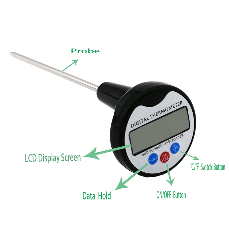 Western Restaurant Steak Food Thermometer verkoopt goed in Amerika