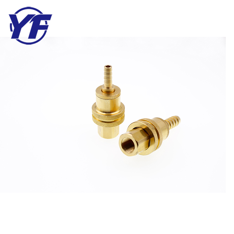 Hoge precisie druk Aangepaste kleine metalen onderdelen Snelle hydraulische koppeling