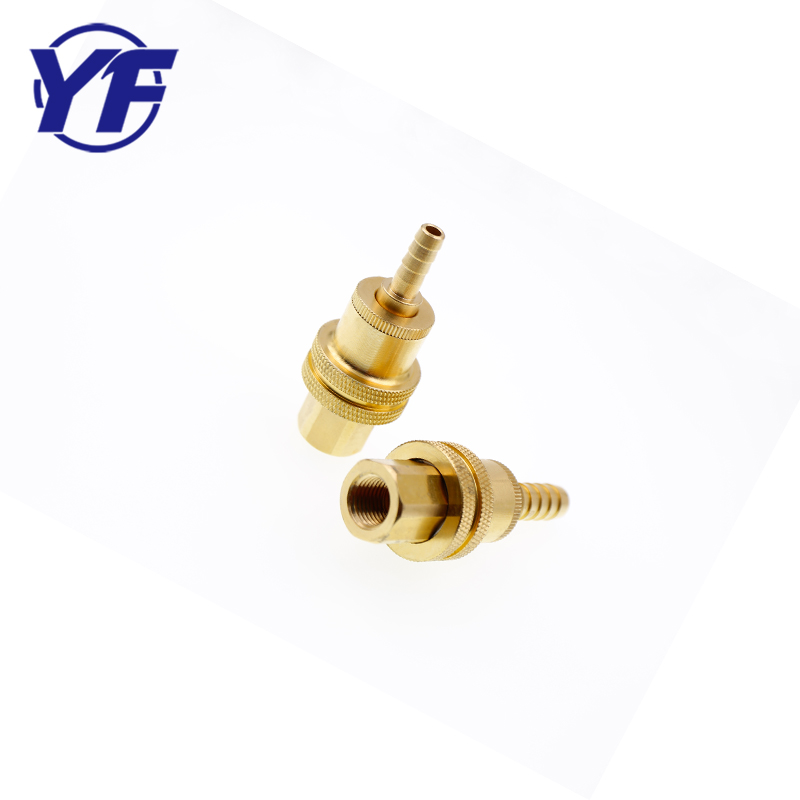 Hoge precisie druk Aangepaste kleine metalen onderdelen Snelle hydraulische koppeling