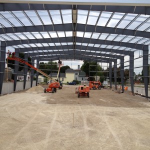 Industrieel stalen gebouw