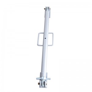 Steiger Driehoek Muur Bekisting Steunpoeder Gepoedercoat Grijs