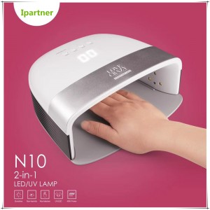 N10 Nageldroger, 48W LED UV-nagellamp voor gelnagellak met sensor- en timerinstelling door Ipartner