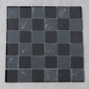 Luxe afgeschuinde rand spiegel glasmozaïek tegel voor Hotel Club decoratie muren