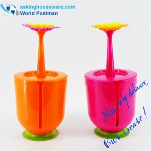 Akbrand-bloemvormige tissue-doos