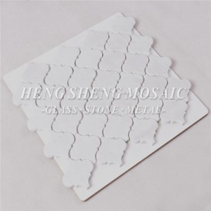 HSC43 Carrara witte natuurlijke marmeren steen zeshoek waterjet lantaarn vormige mozaïektegels voor keuken Backsplash badkamer vloer muur