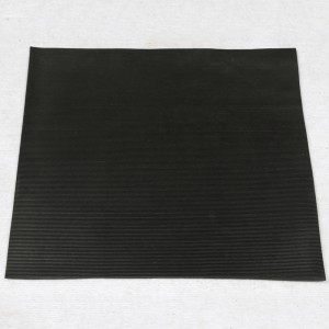 Antistatisch, fijn geribbeld SBR-rubbervel voor krachtstatussen