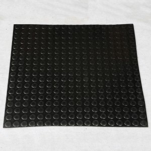 Ronde punt zware paardenrubber tegel Rubberen stabiele vloermatten voor animatiestal