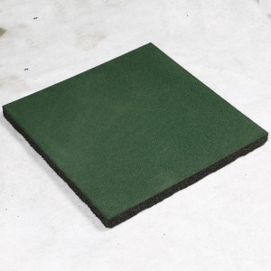 Chinese fabrikant slijtvaste SBR rubberen sportmat rubberen vloertegel voor het centrum van Chindren