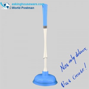 AK7020 WC-plunjer met vat met zachte kom