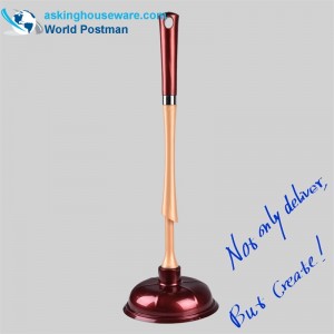 AK7020 WC-plunjer met vat met zachte kom