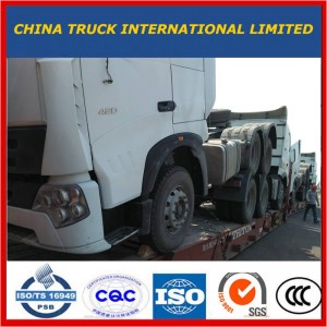 China 6X4 A7 420HP 10wheels HOWO Sleepwagen / Trekker