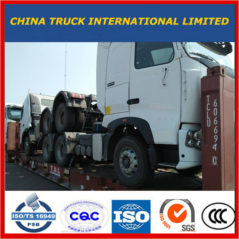 SINOTRUK HOWO A7 6 * 4 Prime Mover / Tractor / Tractor Head