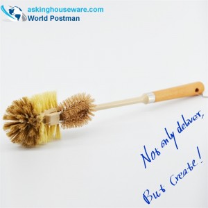 Akbrand toiletpotborstel strandhandvat met multifunctionele kleine reinigingsborstel