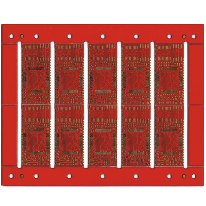 4-laags hoge frequentie HDI hybride PCB-via's gevuld met hars