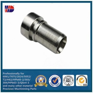 China cnc job shop fabriek CNC precisie verspanen roestvrij staal deel