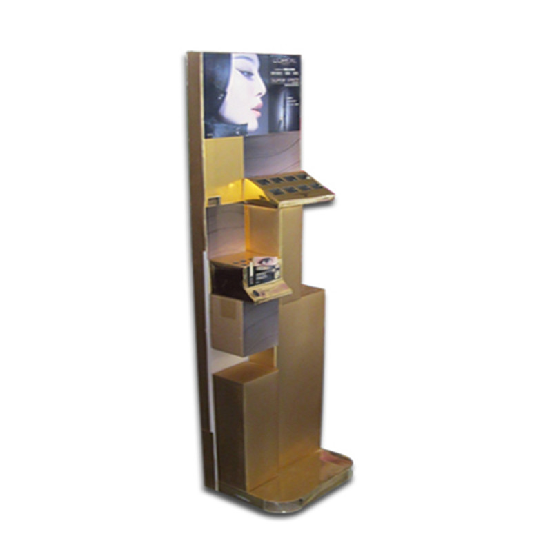 verkooppunt winkel kartonnen display make-up display stand