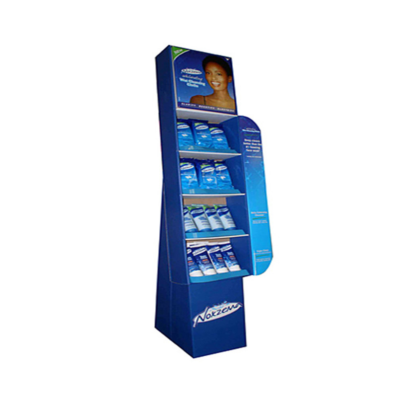 verkooppunt winkel kartonnen display make-up display stand