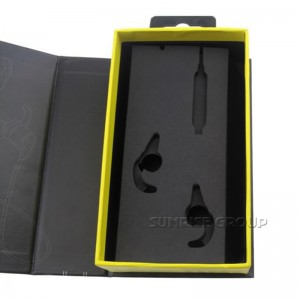 Aangepaste papieren handgemaakte oortelefoon verpakking magnetische sluiting Headset doos