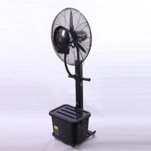 30 inch verstelbare nieuwe stijl oplaadbare fabriek mistventilator water stand industriële mistventilator, water outdoor mistventilator