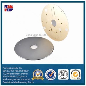 cnc fabriek Aangepaste CNC-bewerkte centrale machines aluminium onderdelen met geanodiseerd zandstraal