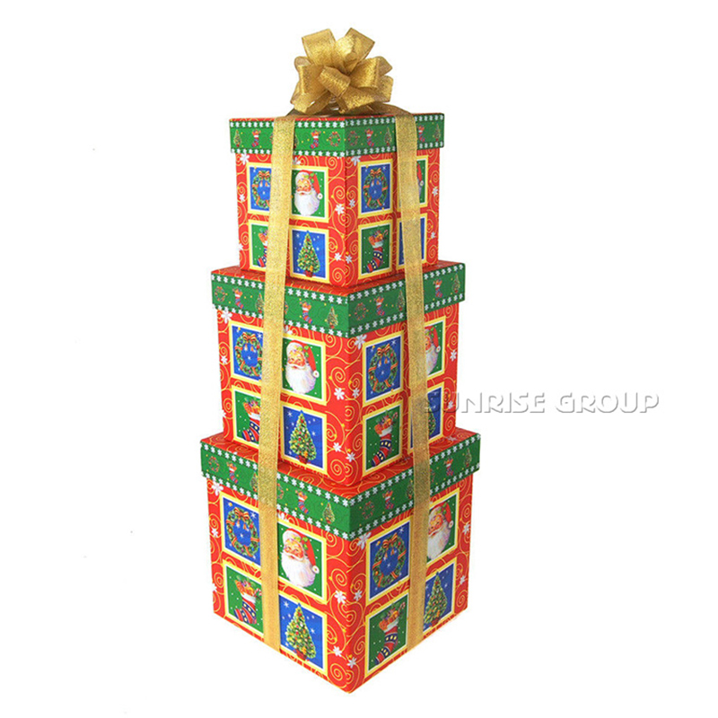 Aangepast ontwerp kerstcadeau verpakking, verjaardagscadeau verpakking, taartpapier doos
