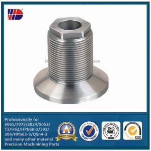 roestvrij staal aluminium metaal Precisie CNC-bewerkingsonderdelen