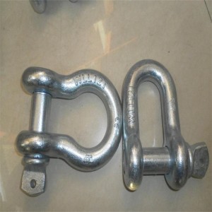 Gegalvaniseerd VS Type gesmeed G209 Schroef Pin Bow Shackle