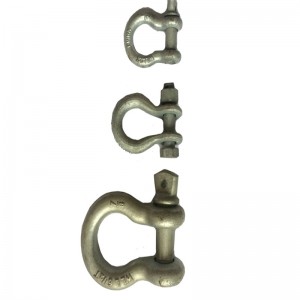 Drop Gesmeed VS Type G209 Schroef Pin Bow Shackle / Marine Bow Shackle