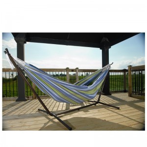 Dubbele Braziliaanse corlorful hangmat - twee persoonsbed voor achtertuin, veranda, buiten en binnengebruik - zacht geweven katoen voor ultiem comfort - handgemaakt