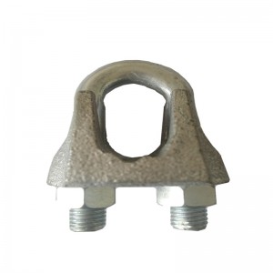 US Type Malleable Clip Tool Steel Wire Metal Rope Clamp Fabricage