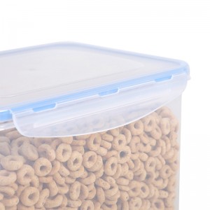 122,99 oz / 3,6 liter keuken BPA-vrije kunststof lekvrije opslagcontainers voor granen met afsluitdeksels