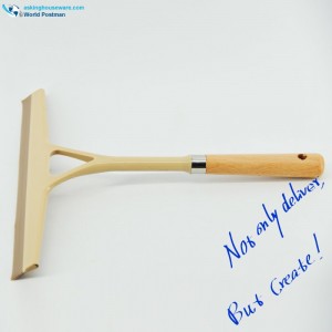 Akbrand grote vloerwisser beuken houten handvat