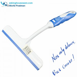 Middelgrote vierkante raamwisser van Akbrand met zacht TPR-handvat