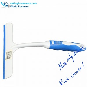 Middelgrote vierkante raamwisser van Akbrand met zacht TPR-handvat