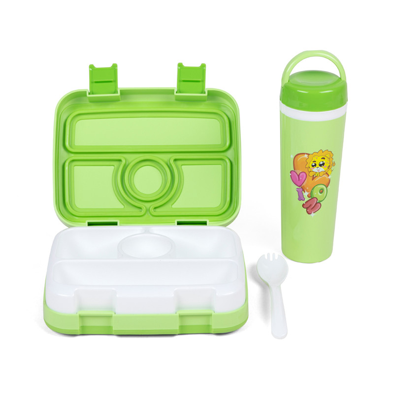 BPA Gratis en voedselveilige 4-vaks lunchbox