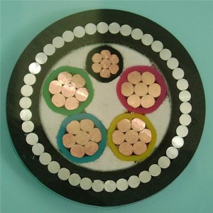 5 Core koper Xlpe Multi Core gepantserde kabel brandweerstand