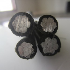 0,6 / 1kv overhead duplex triplex quadruplex service drop abc-kabel