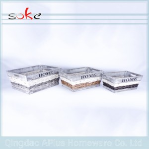 PE rotan handgemaakte geweven opbergdoos