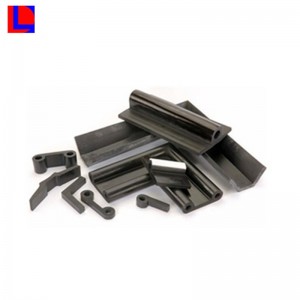 Geëxtrudeerde custom composiet PVC rubber u-kanaal afdichtstrip