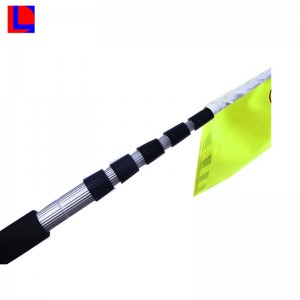 Gemakkelijk carry hot selling veiligheid aluminium waarschuwingsvlag