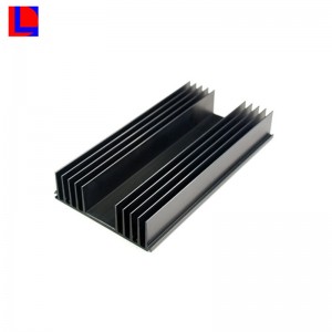 Hoogwaardige aluminium extrusie aluminium koellichaam / radiator