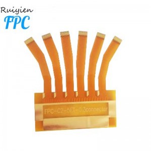 Lage prijs afgeschermde flex-kabel Gratis monster Touchscreen Fpc Fabrikanten 4-laags FPC PCB 1.0 MM Pitch FPC / FFC Flex Board