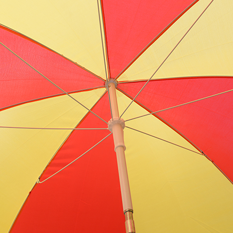 aangepaste afdrukken zon buiten strandparasol