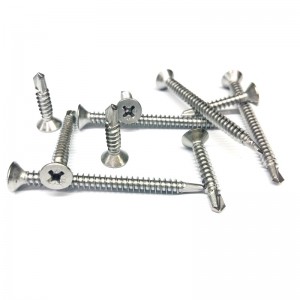 Verzonken zelfborende schroeven