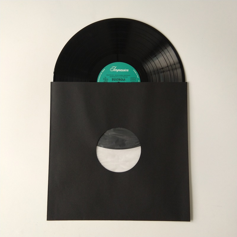 12 Inch zwarte Polyliner LP Record binnenhoes