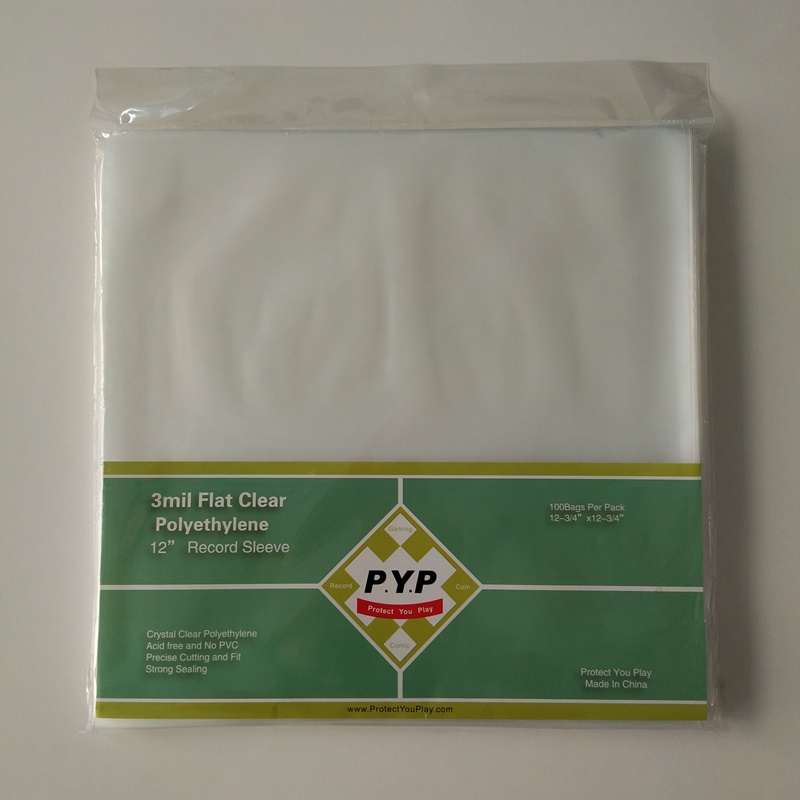 33 RPM Premium beschermende platte poly vinyl platen buitenhoes