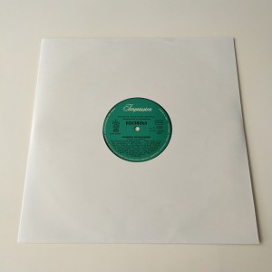 12 LP-binnenmouwen uit wit papier voor 33 toeren vinylplaten