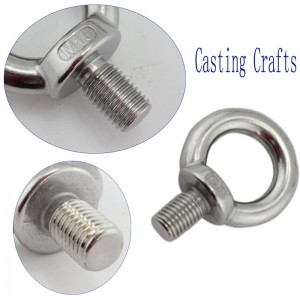 Gesmede hijsoogbout DIN580 / hijsoogmoer DIN582